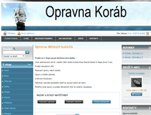 Tablet Screenshot of kocarky-korab.cz